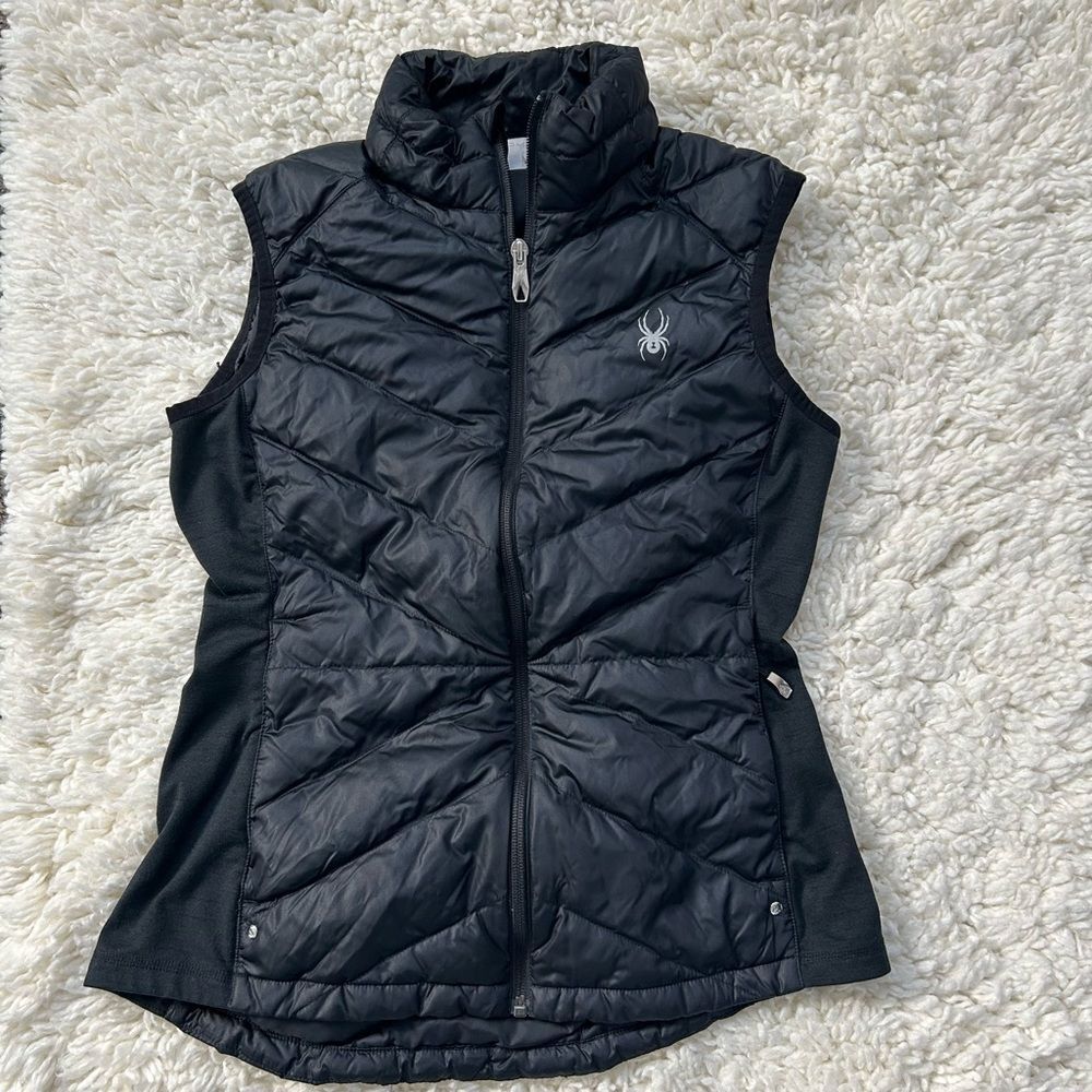 Spyder Women’s Size Small Black Nylon Winter Vest